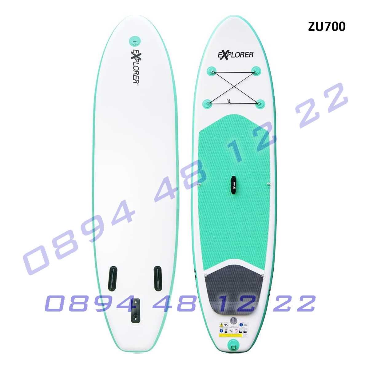 SUP БОРД падъл Paddle board надуваема дъска сърф гребло 10' плуване
