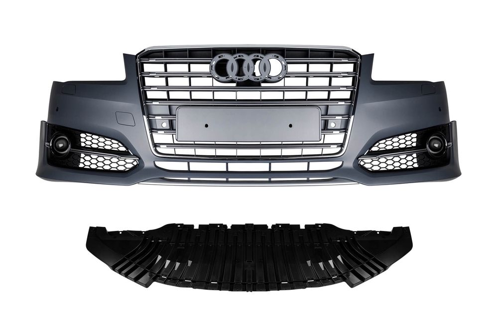 Предна броня Ауди С8 решетка Audi S8 4H matrix маска Д4 4.2 ротор