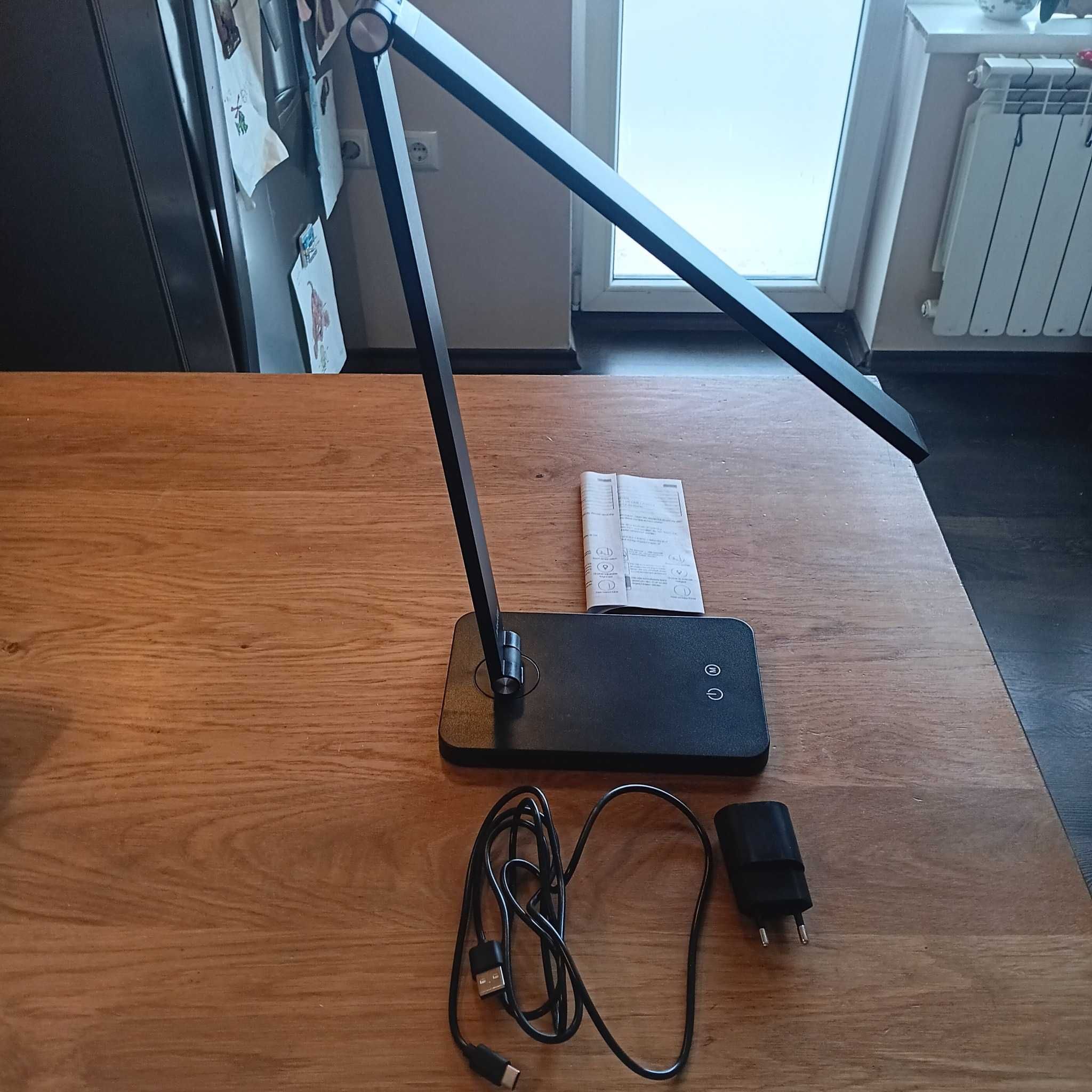 НОВА! LED настолна лампа, USB зареждане, сгъваема, сензорна