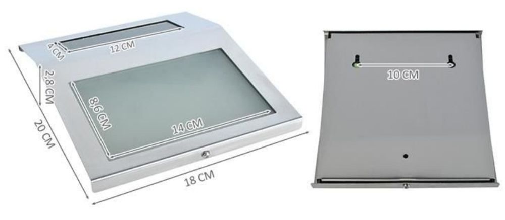 Numar de casa LED cu incarcare solara litere a-h cifre 0-9