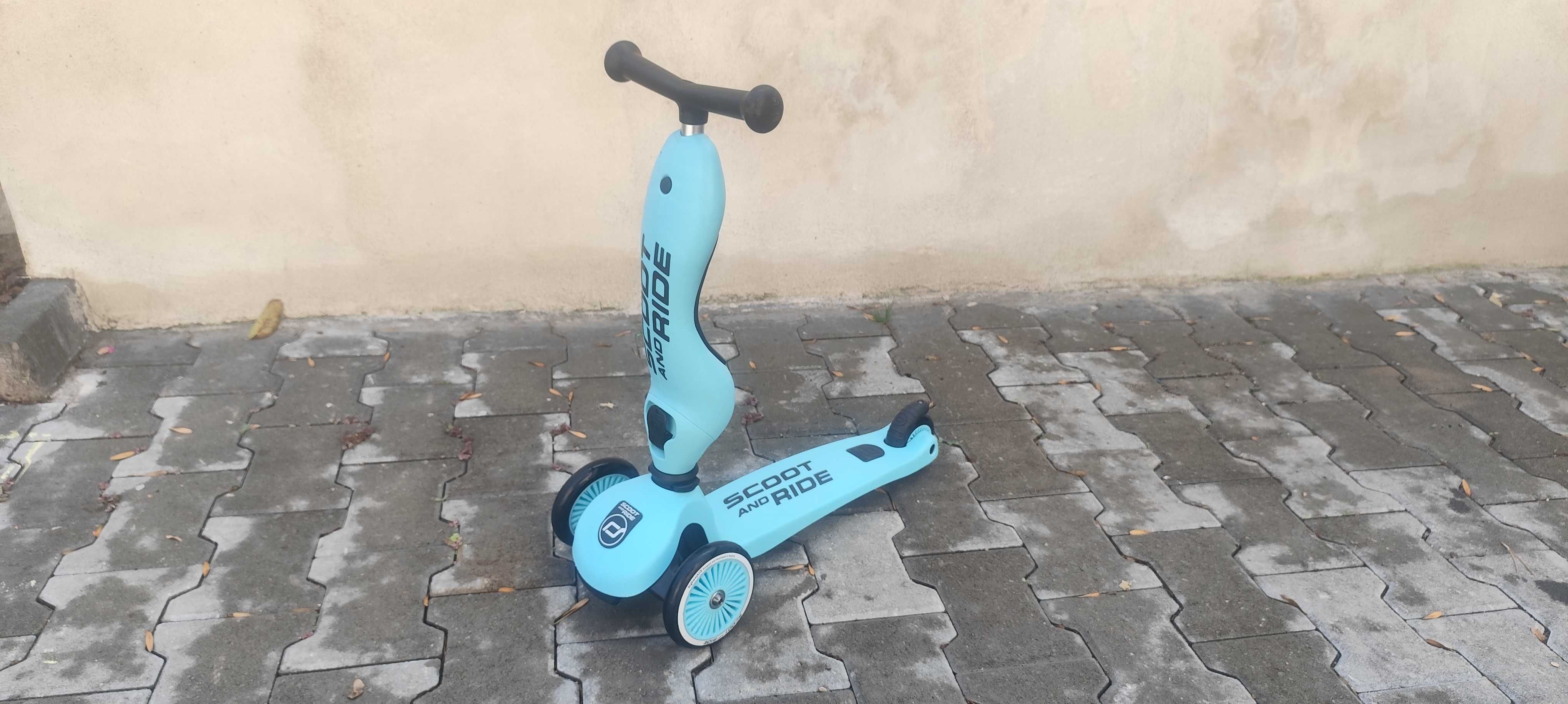SCOOT AND RIDE Тротинетка 2в1  синя