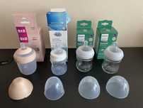 Стъклени шишета Philips Avent, Lovi, Canpool babies пласт.+лигавници