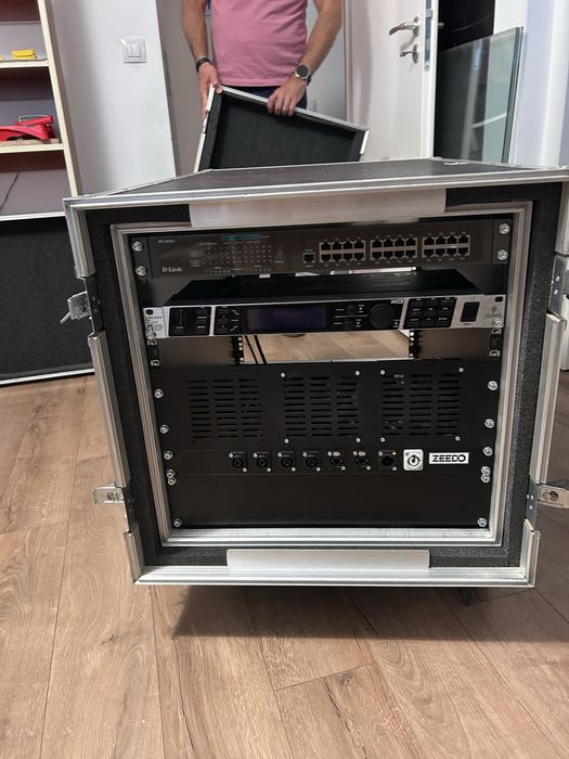 Rack Mobil 19” Flight Case Dublu 10U