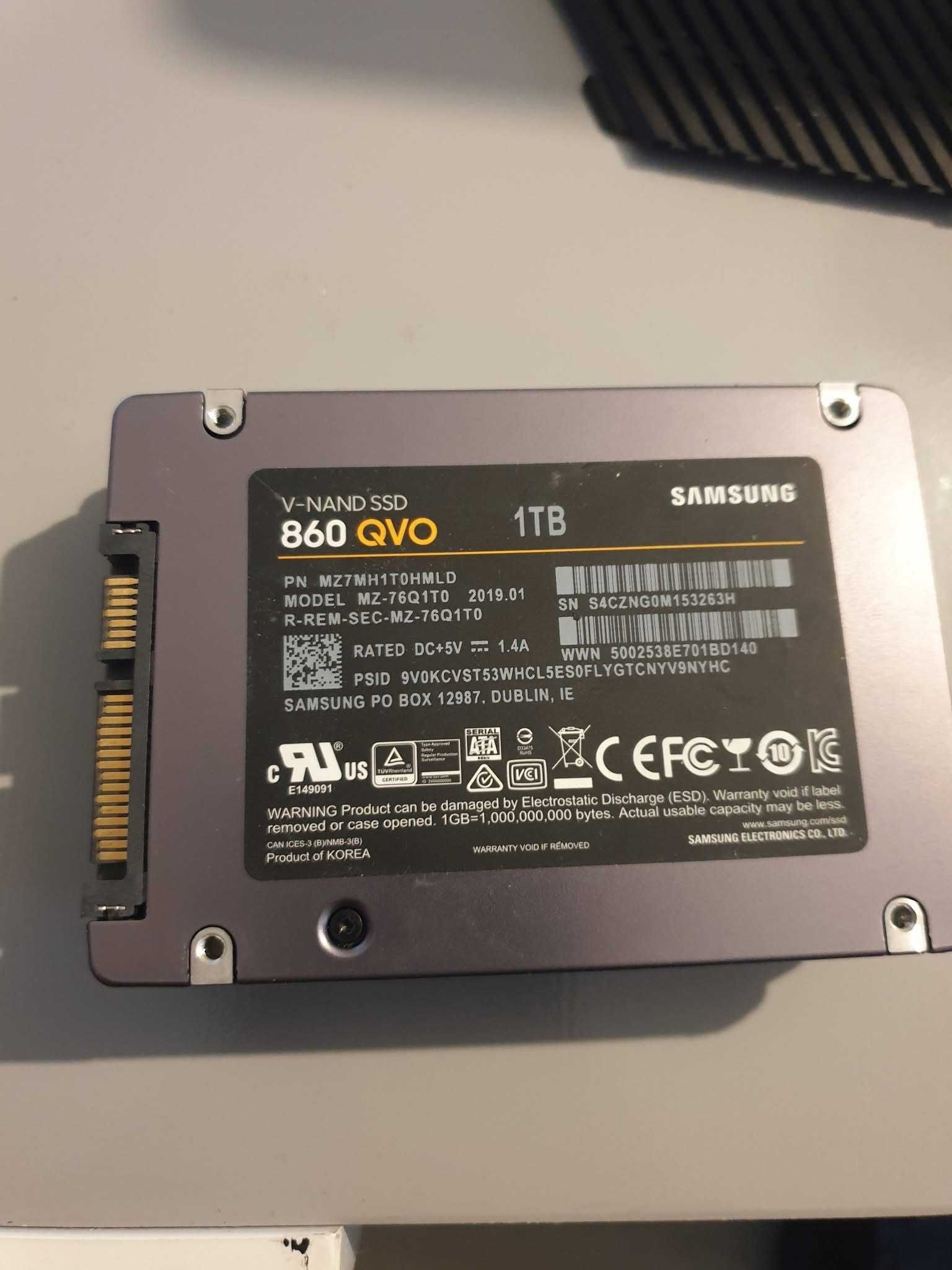 SSD Samsung 860 QVO V-NAND 1TB 1 tera