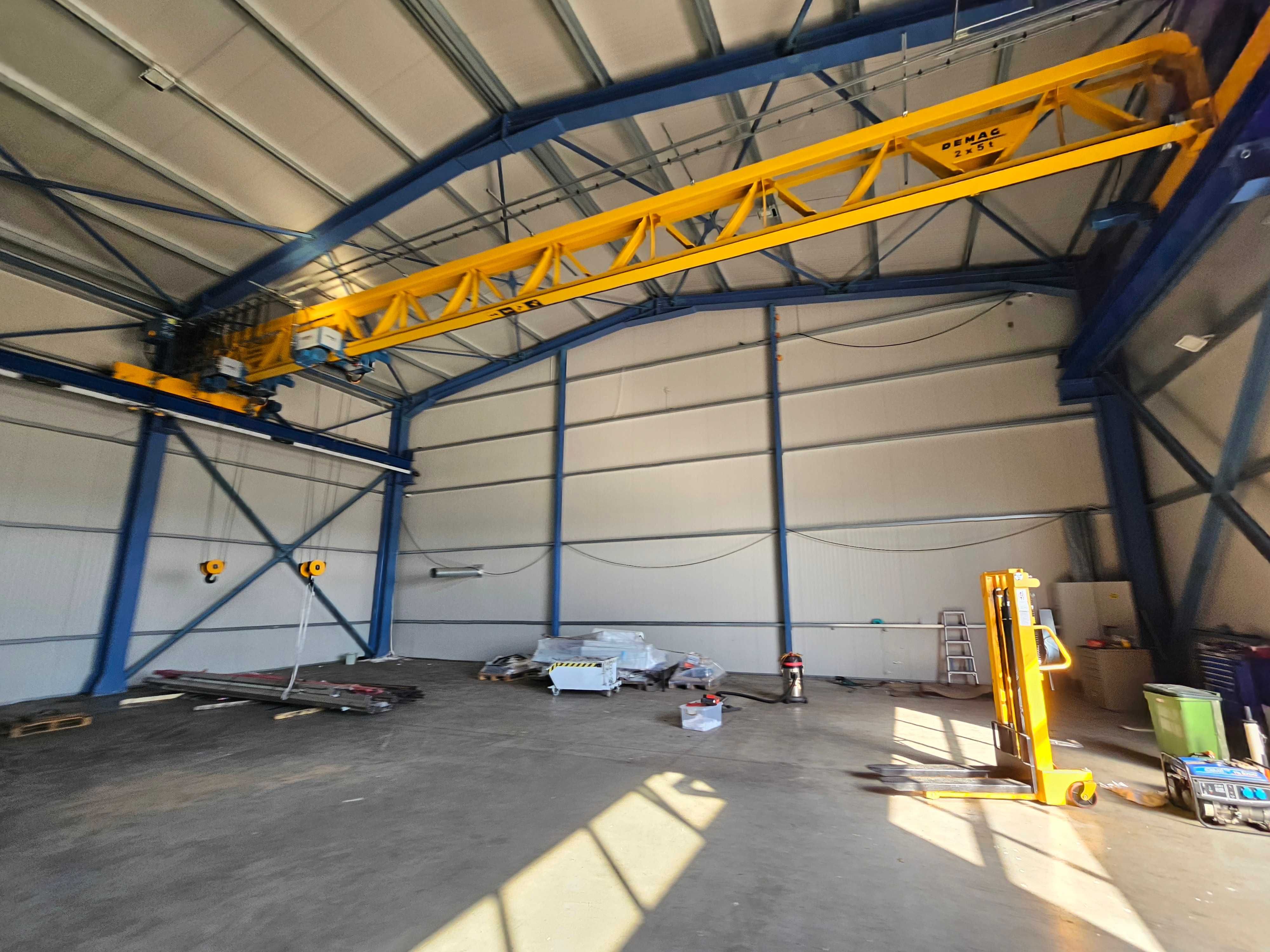 DEMAG едногредов мостов кран,  2Х5 T X 16500