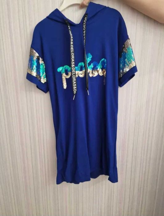 Туника на девочку с капюшоном Deloras