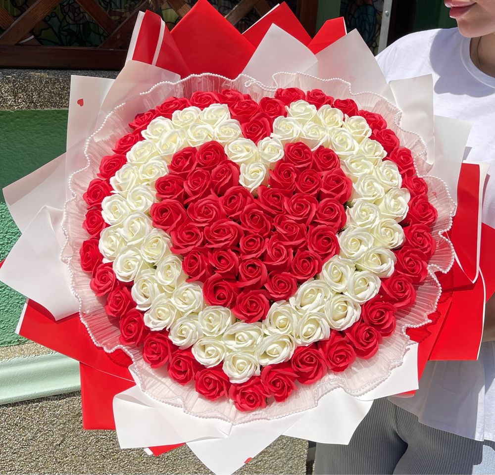 Buchet flori de sapun
