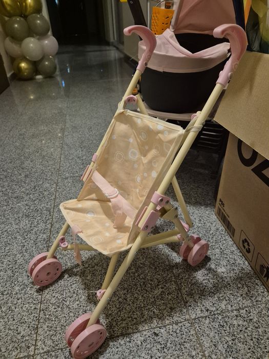 Количка за кукли 3 в 1 Smoby - Maxi Cosi Quinny, светлорозова