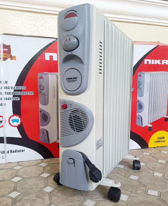 Масленный обогреватель NIKAI 50% скидка со склада доставка бесплатно