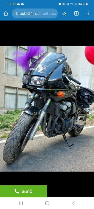 Vand motocicleta Yamaha fzr 400