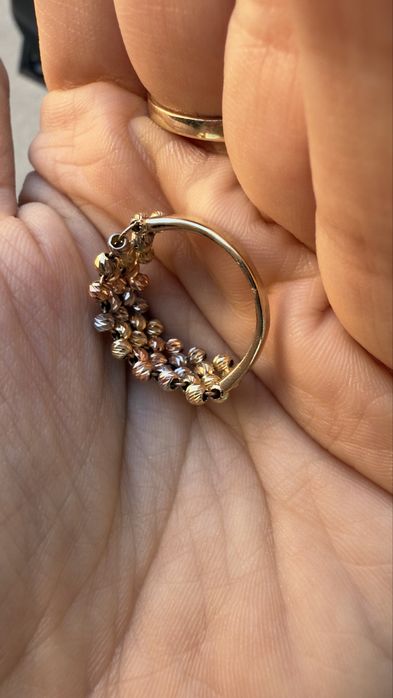 Inel din aur alb galben roz 14 k