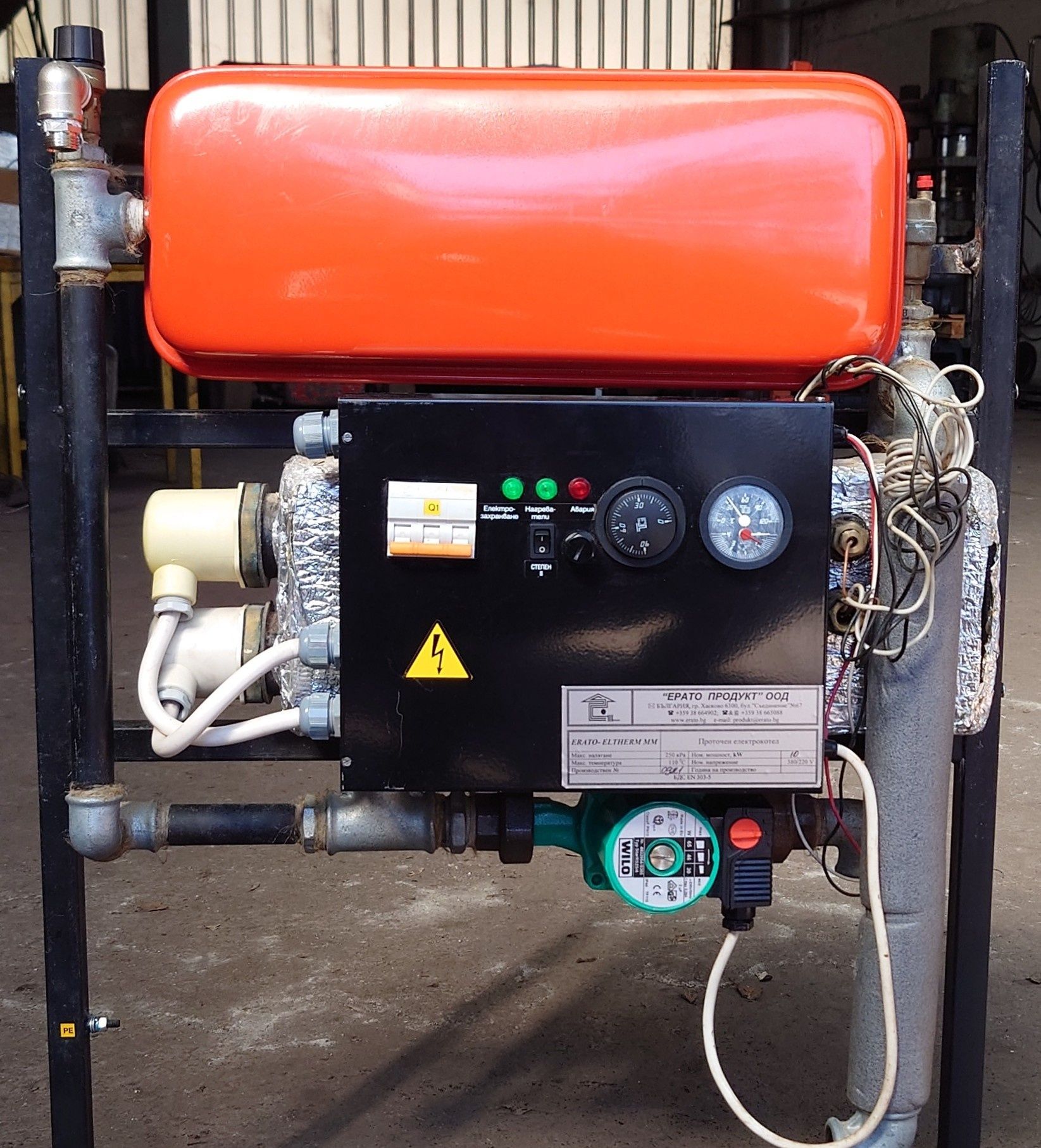 Електрически котел Ерато Elltherm 10 ММ, 10 kW