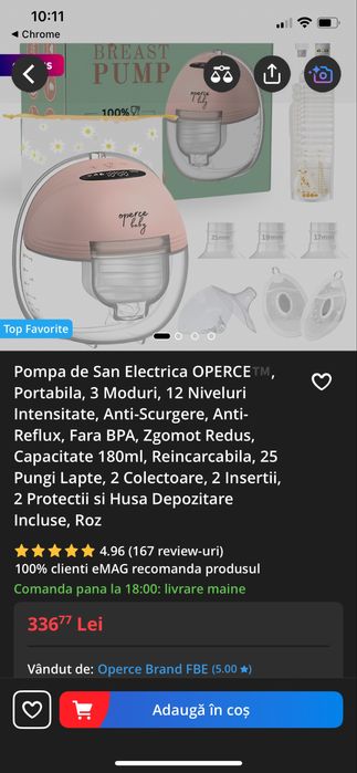 2 x Pompa san Operce electric hands free