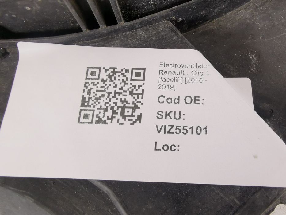 Електровентилатор Рено Клио 4 [фейслифт] [ - ] Оригинален, в добро със