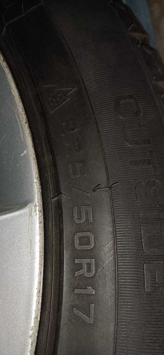 Комплект зимни гуми с джанти 17" за BMW 530, E60