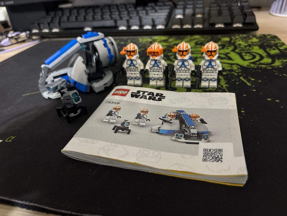 332 баттл пак клонов Асоки лего