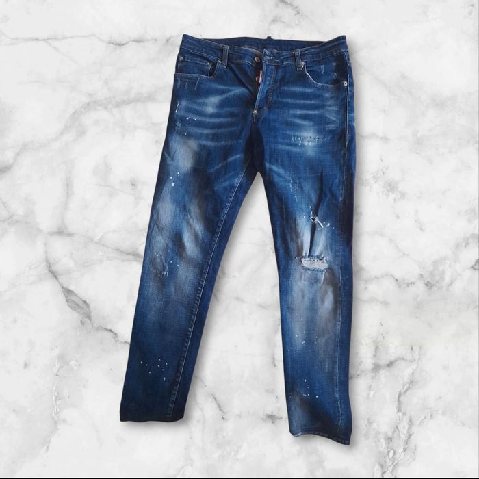 Blugi dsquared2 albastri