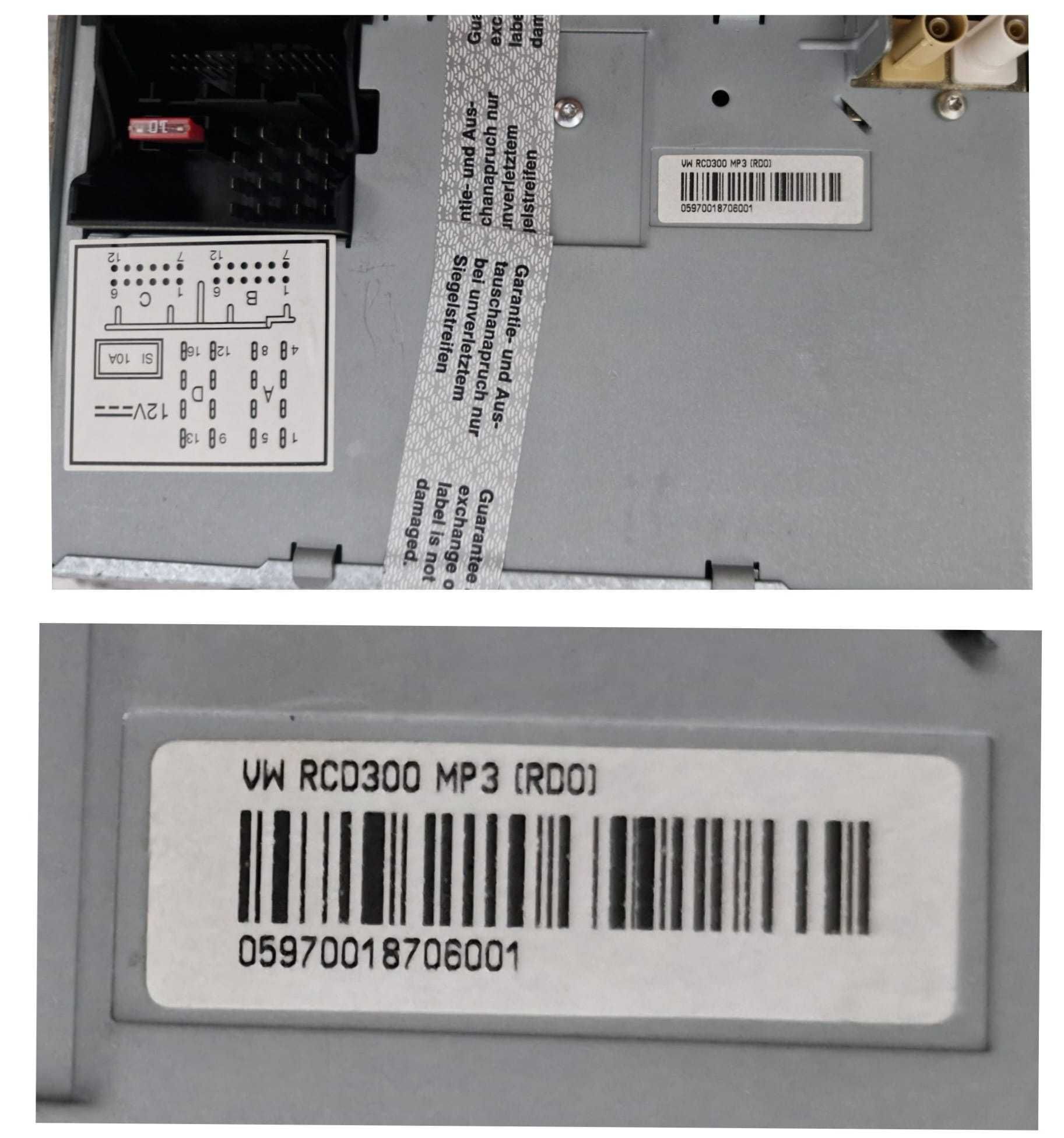 Casetofon/cd player/radio cd VW Golf 5