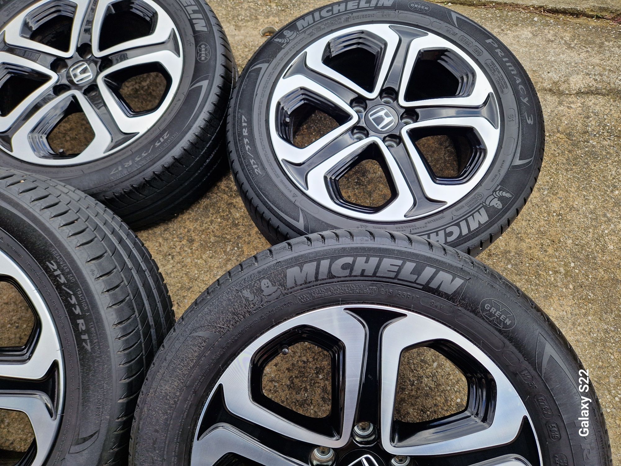 Jante Honda HRV CRV anvelope vara 215 55 17 Michelin