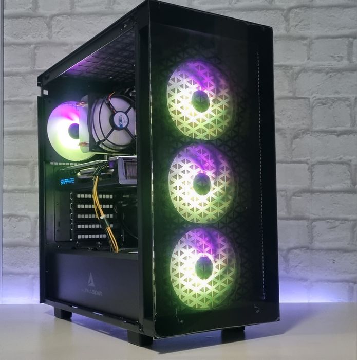 Unitate PC Gaming: i5 8500/16GB RAM/RX 580 8GB/256GB SSD/1TB HDD/argb