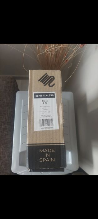Филамент esFil PLA 850 – Black – 1kg