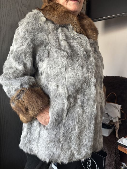 Blana naturala de iepure L-XL