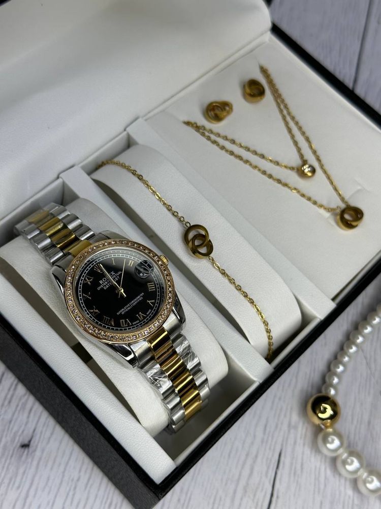 Женские часы Ролекс люкс, подарок на новый год