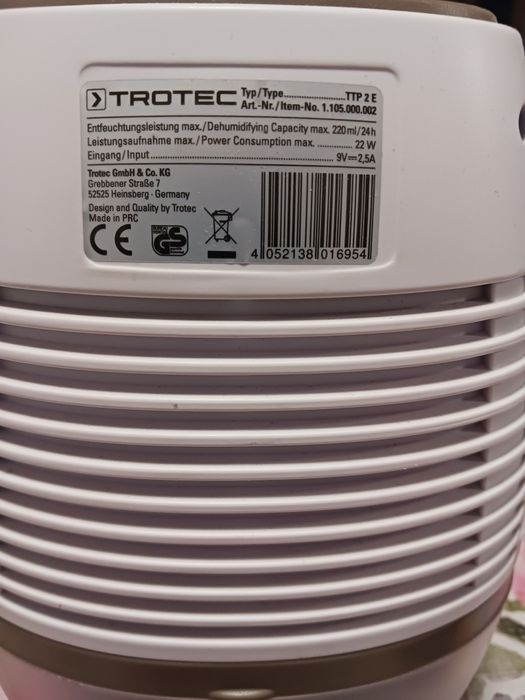 Vsnd dezumidificator Trotec