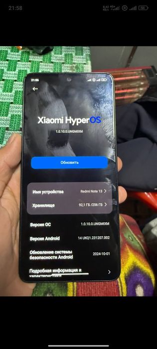 Redmi not 13 holati edeal.8/256