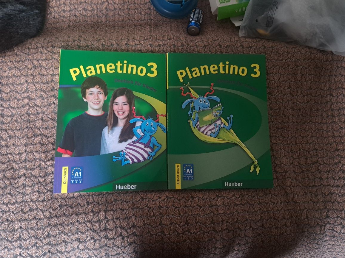 Planetino 1/2/3. Arbeitsbuch. Kursbuch. Deutsch fur Kinder