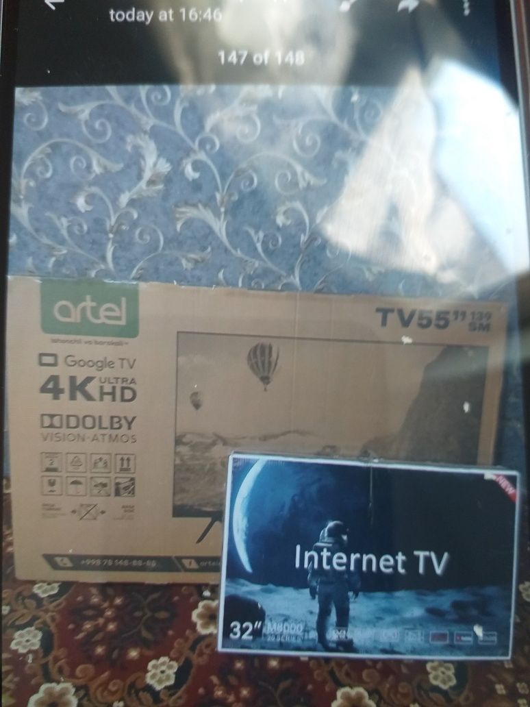Tv artel 55" 139