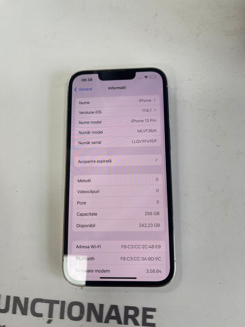 Telefon mobil Apple iPhone 13 Pro, 256GB Silver -A-