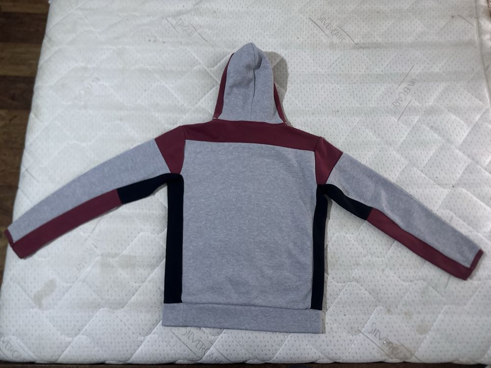 Adidas Z.N.E FZ GREY/LEGRED мъжки суичър
