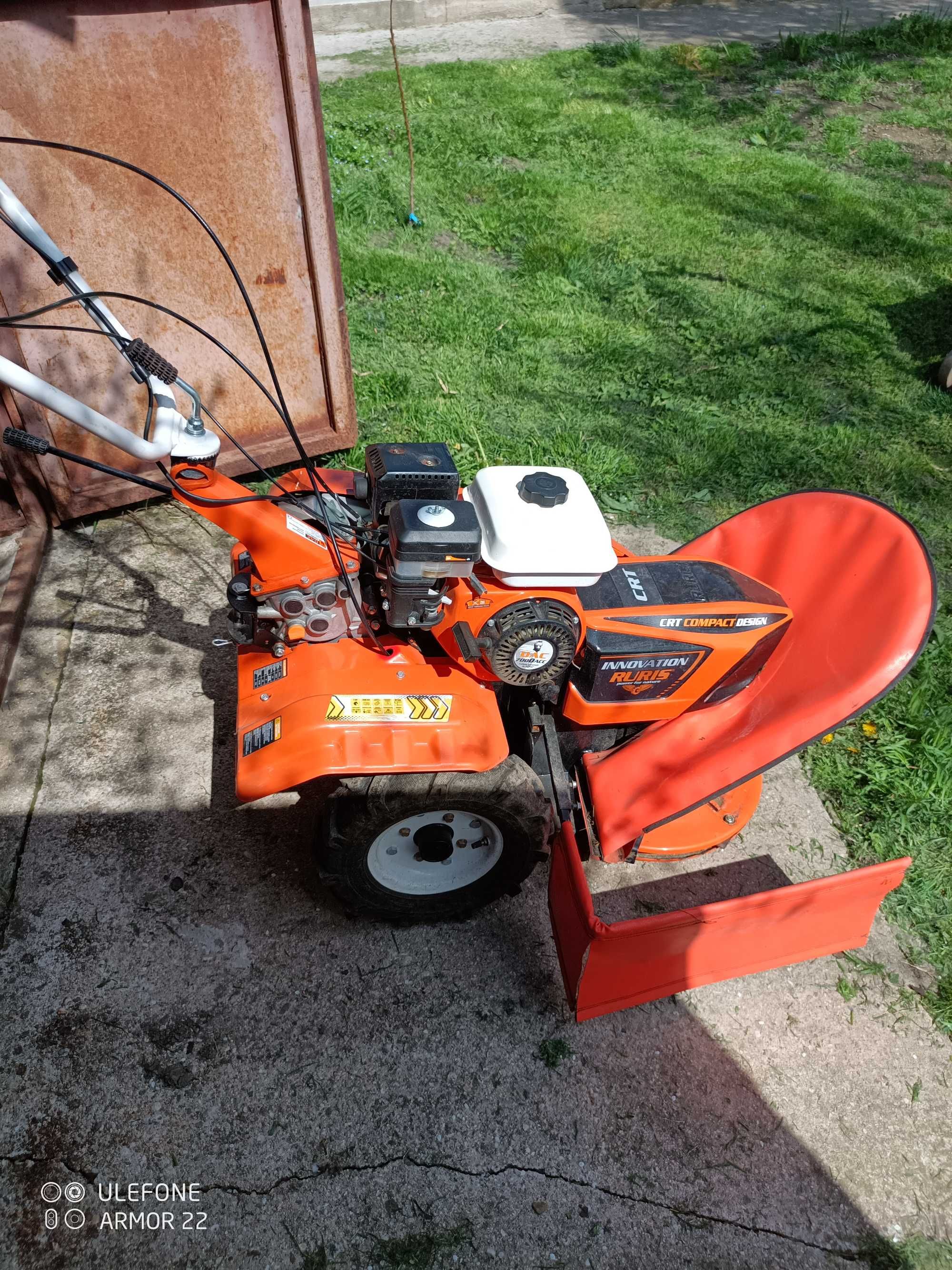 Motocultor Ruris 7 cp cu Sistem Cosit , Reductor , Freze , Roti