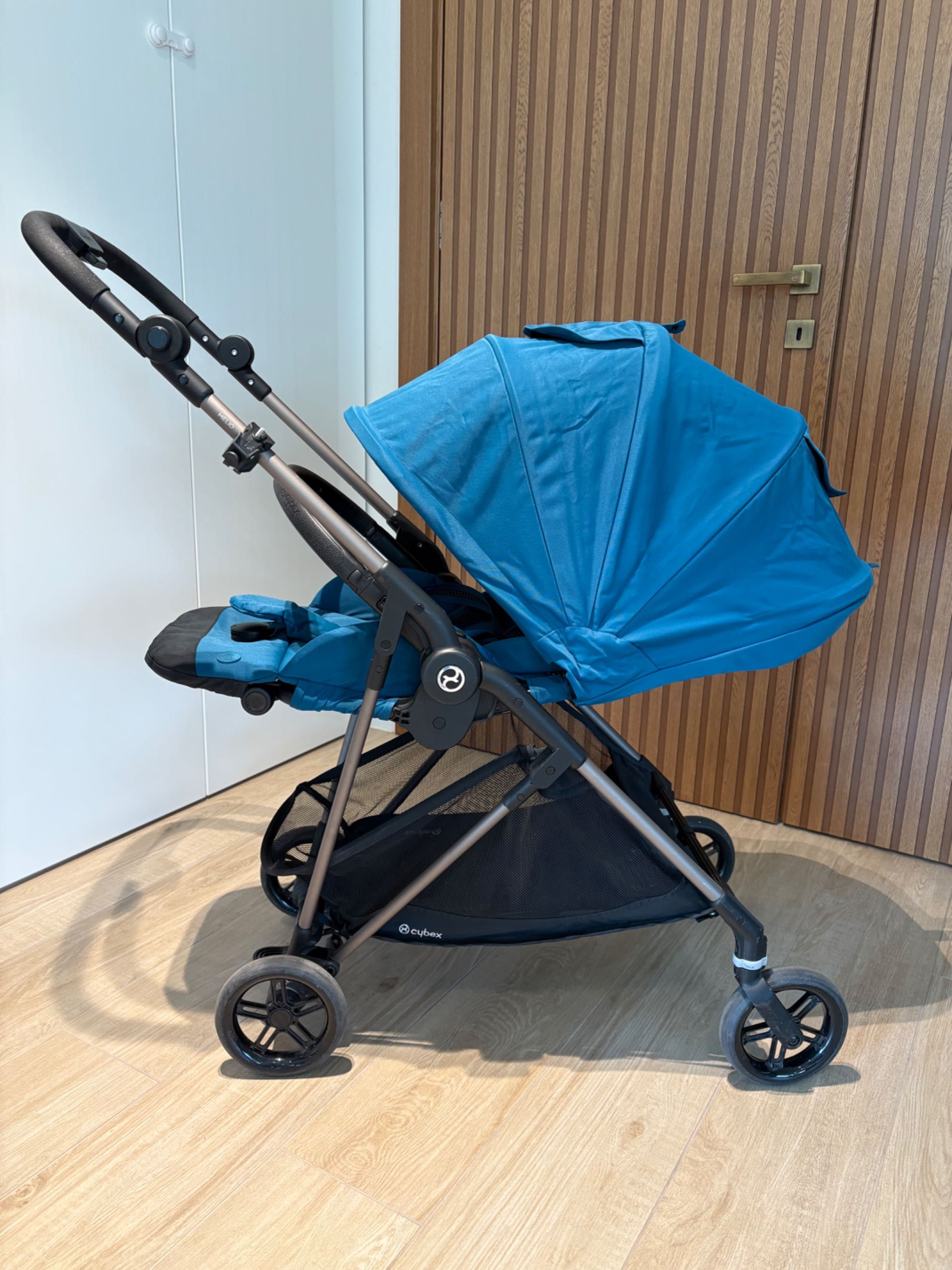 Бебешка количка, кош и столче Cybex Melio 2021 River Blue