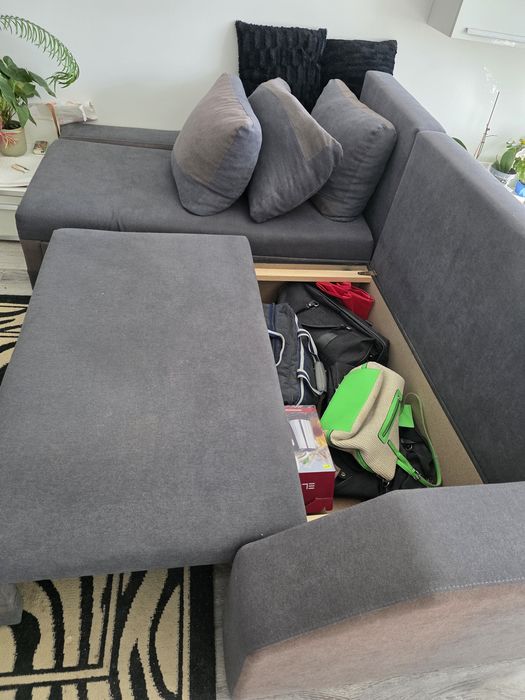 Диван разтегателен  с две ракли и функция