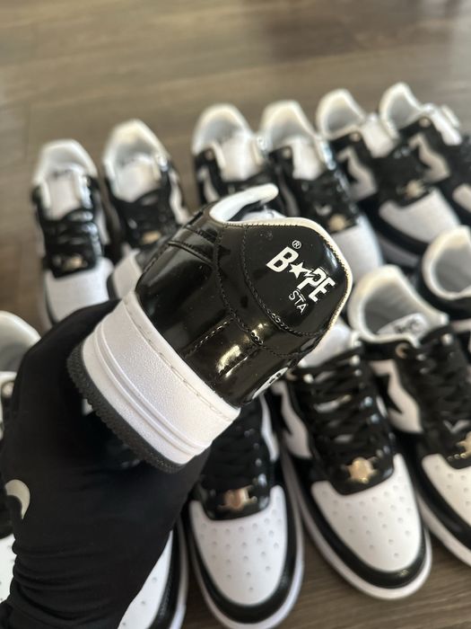 Bapesta Black White Star Calitate Premium