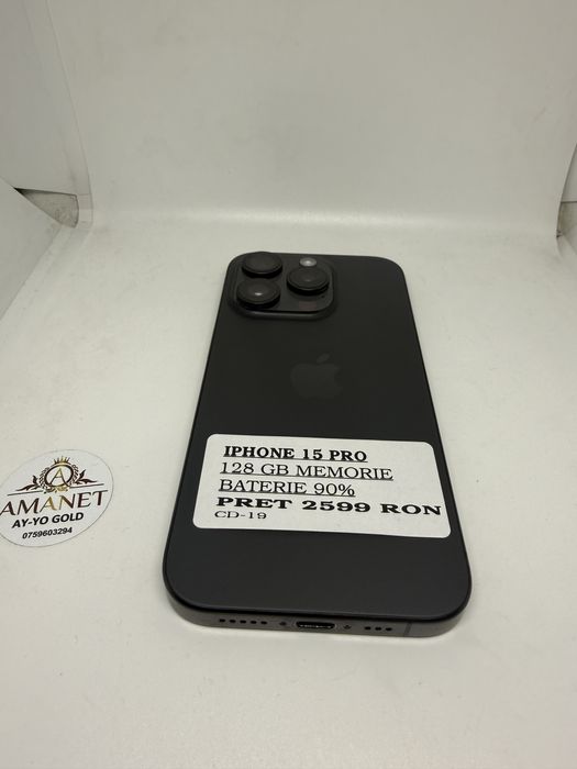 Iphone 15 pro black