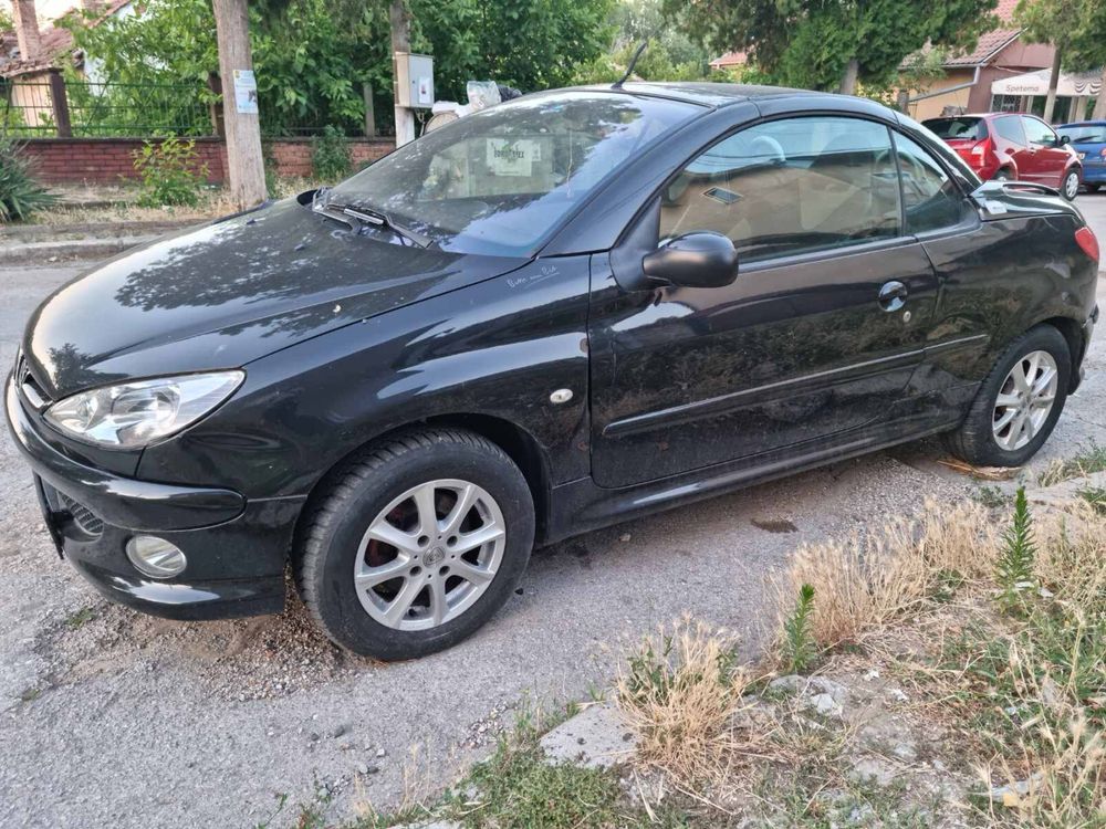 Пежо 206 CC 1.6 i 110 коня бензин 2006 г кабрио