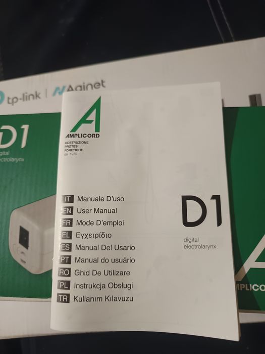 Електроларинкс Amplicord D1 – чисто нов