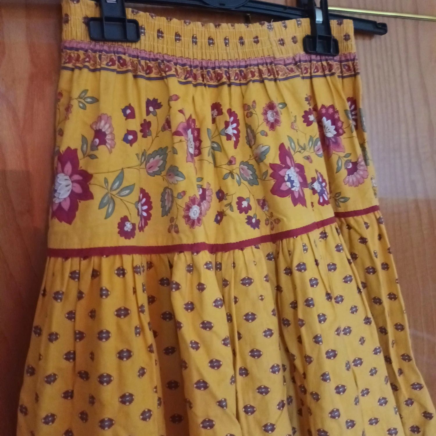 Fustă model Provence cu elastic în talie