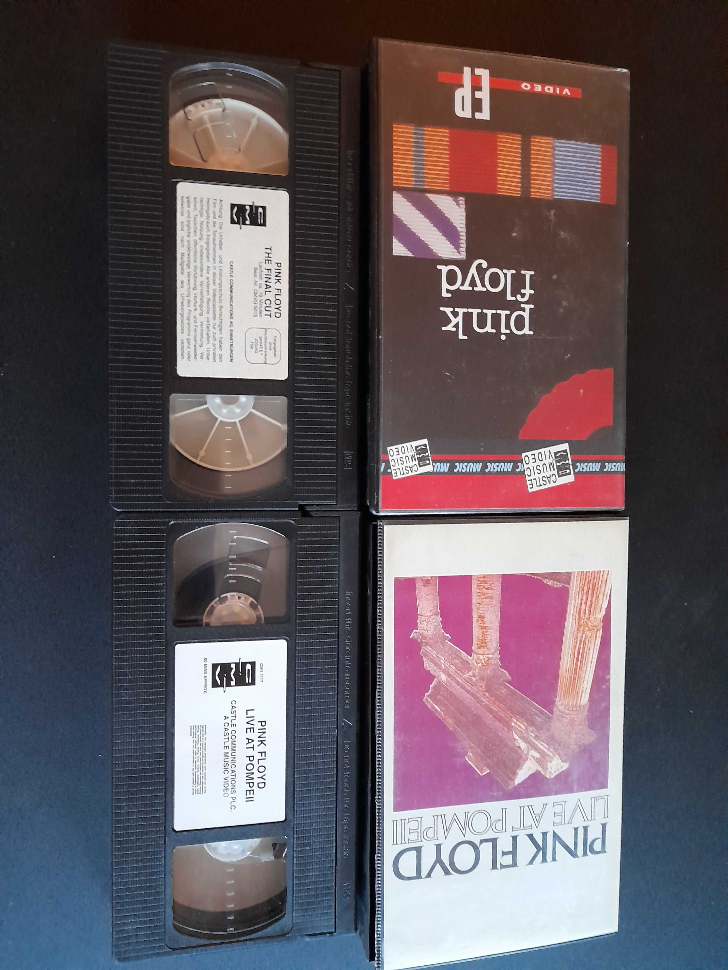 Casete video VHS Pink Floyd, de colectie!