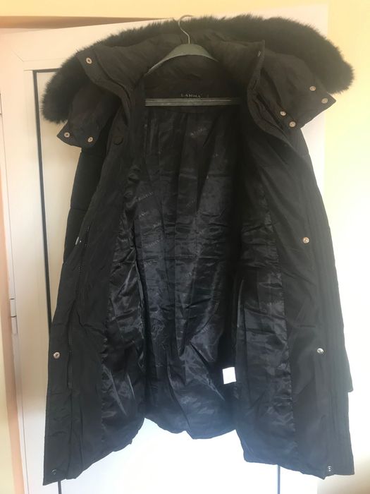 Официално дамско палто, Черно дамско яке с 2 лица дамска яка черна