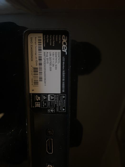 Monitor Acer 23.8 inch