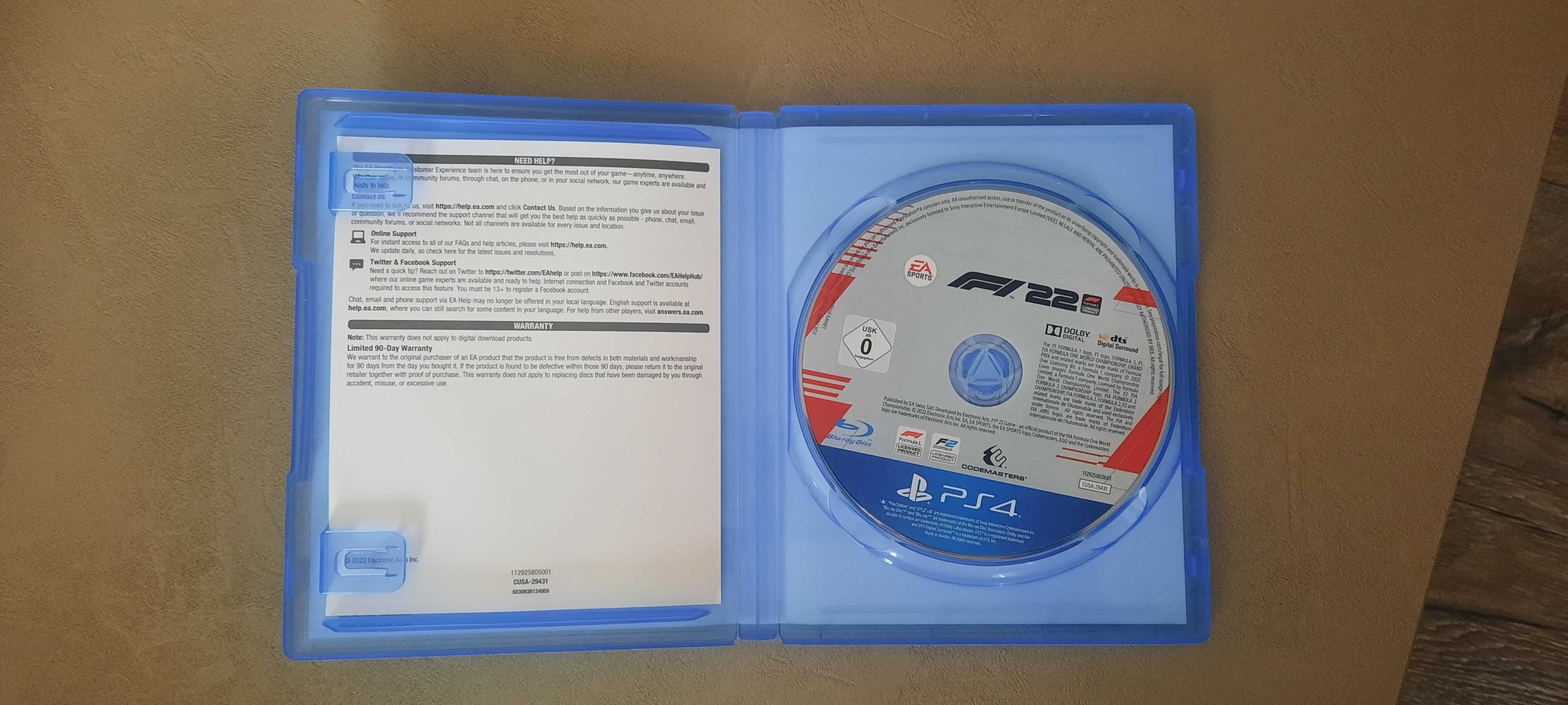 F1 2022 Playstation 4