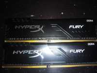 Kit memorie DDR4-3200MHz, 2x16GB, Kingston HyperX Fury