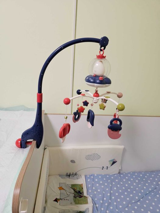 KIKKA BOO Музикална въртележка ALL IN ONE синя