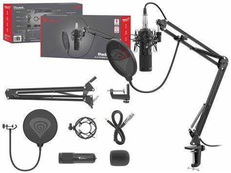 Стрийминг Микрофон Genesis - Radium 300 XLR, черен