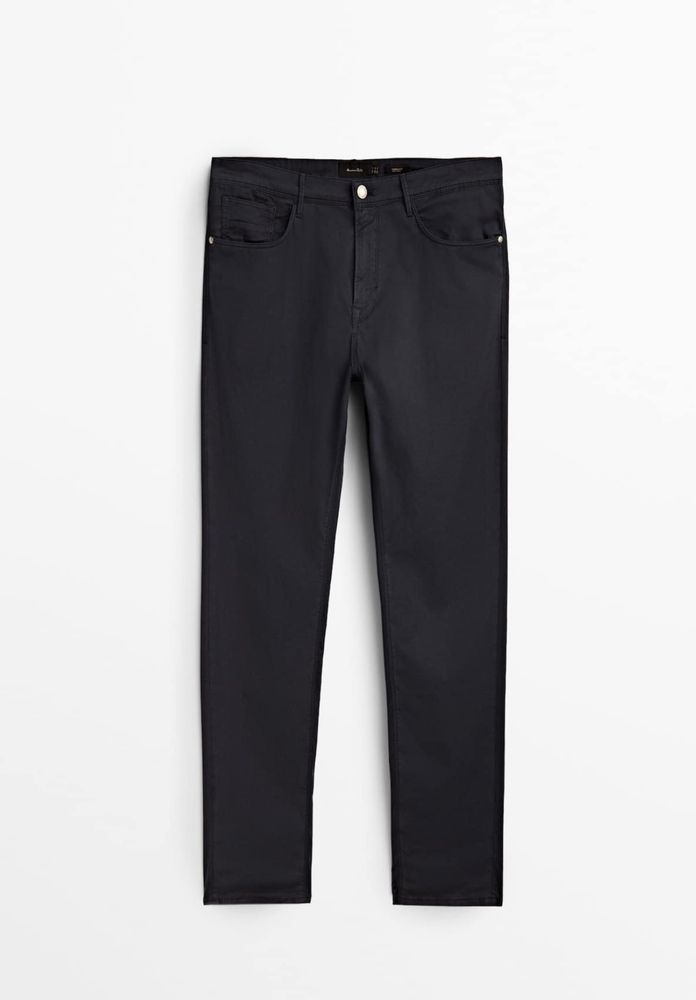 Pantaloni Massimo Dutti, bleumarin