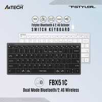Русская Раскладка! Bluetooth/Беспроводная клавиатура A4tech FBX51C
